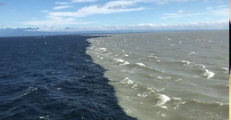 Jedinečný prírodný úkaz: Stretávajú sa rieka a oceán, ale nemiešajú sa!