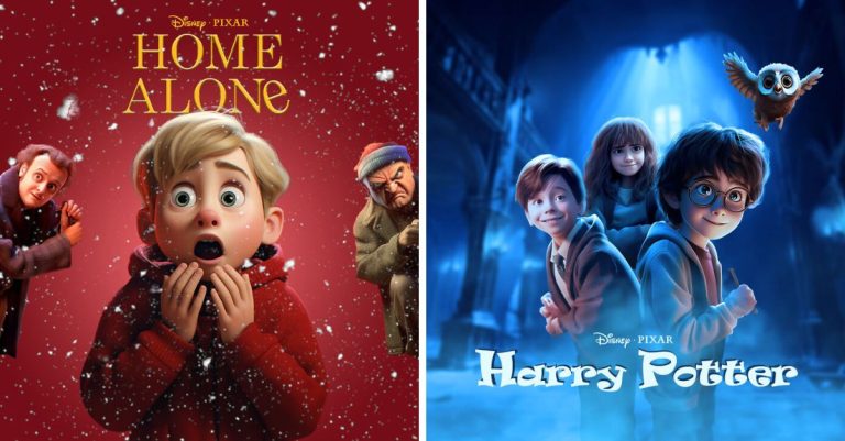Slávne filmy v štýle Disney. Umelec ich pretvára pomocou Photoshopu a umelej inteligencie