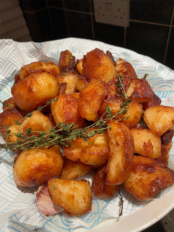 nearly perfect food roast potatoes