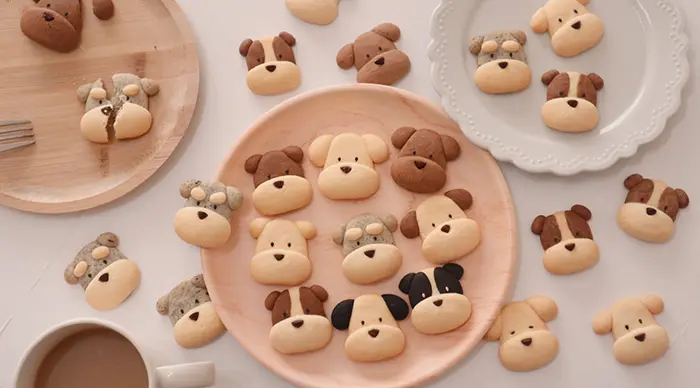 dog shaped cookies