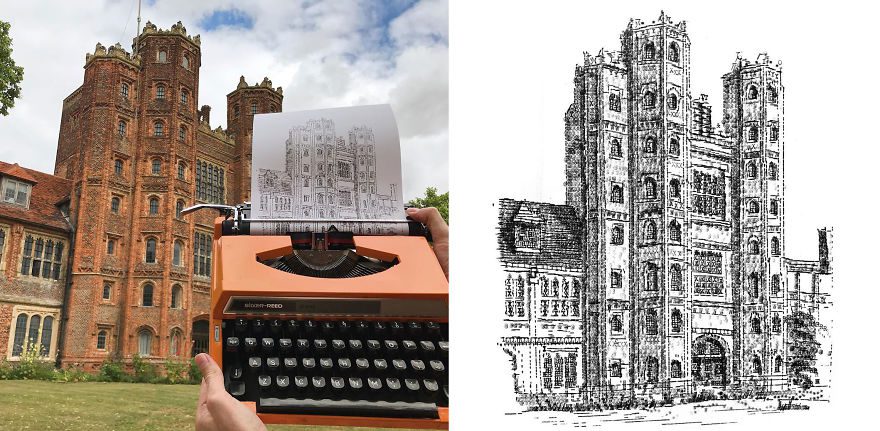 This young artist makes amazing drawings with a typewriter 5f57334bc995f 880