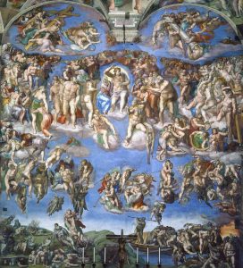 michelangelo hid unhappy images of himself in the last judgment photo u1
