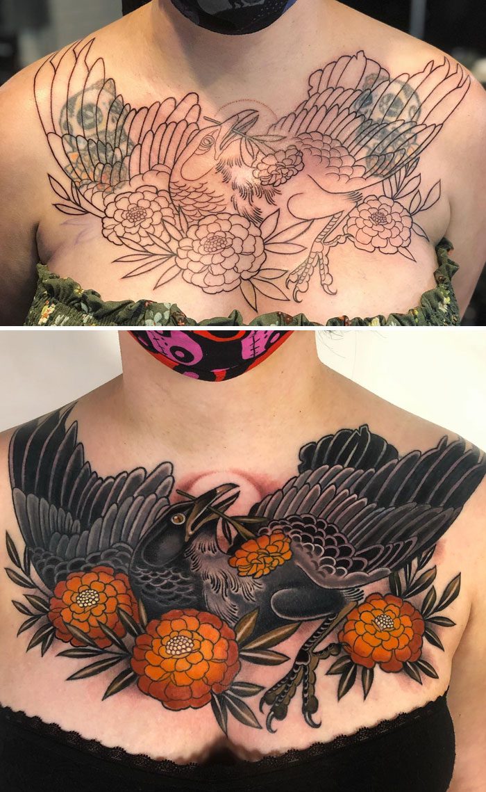 old tattoo transformation cover up pics 5