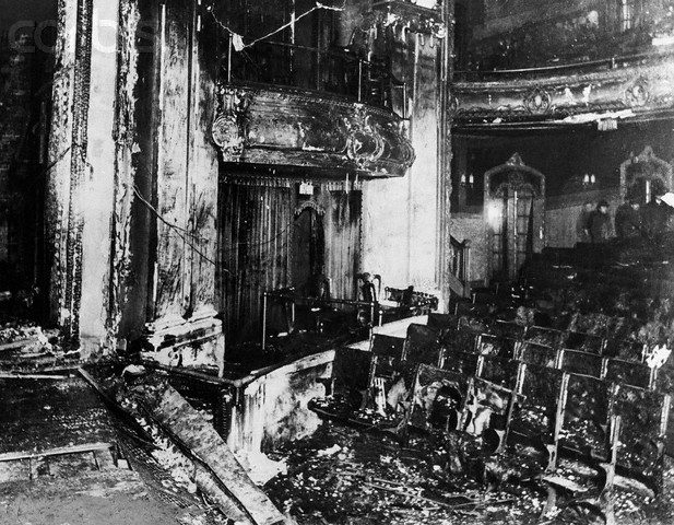 Chicago iroquois theater fire 08 chared interior