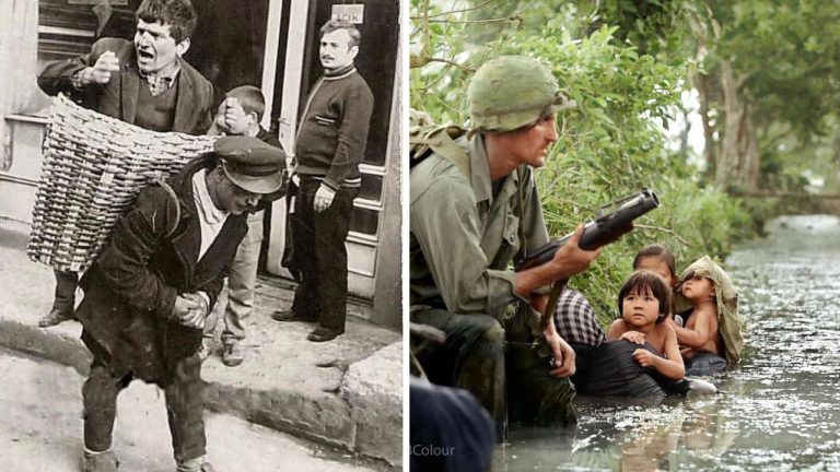 Historické fotografie, ktoré vás vrátia do minulosti #368: Žena s kolenami naopak, či Che Guevara pred popravou!