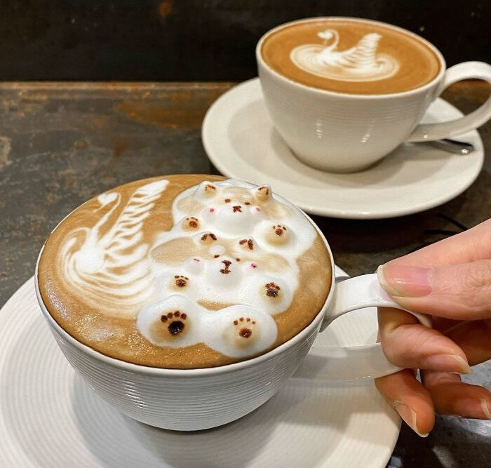 cool beautiful latte art 14