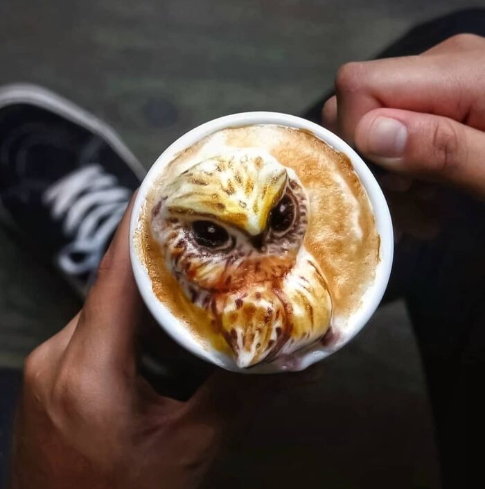 cool beautiful latte art 9