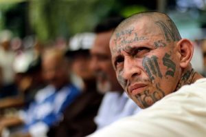 0 PAY Carlos Tiberio Ramirez one of the leaders of the Mara Salvatrucha MS 13 gang attends the Day of t