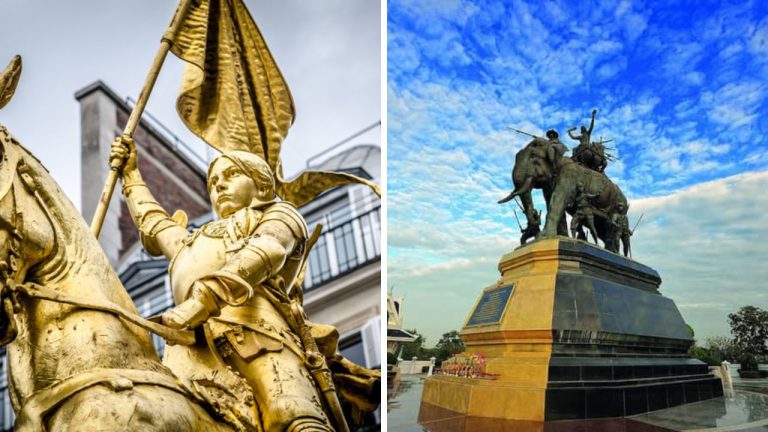 Sochy a pamätníky venované najlepším bojovníčkam v histórii ľudstva. Prečítajte si o ich veľkolepých činoch.