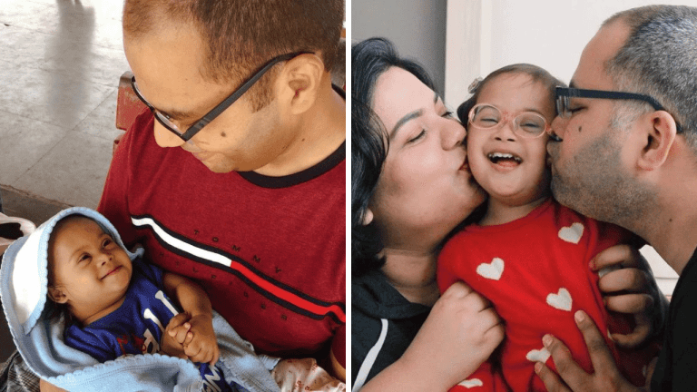 Inšpiratívny príbeh: Prvý indický pár si adoptoval dieťa s Downovým syndrómom
