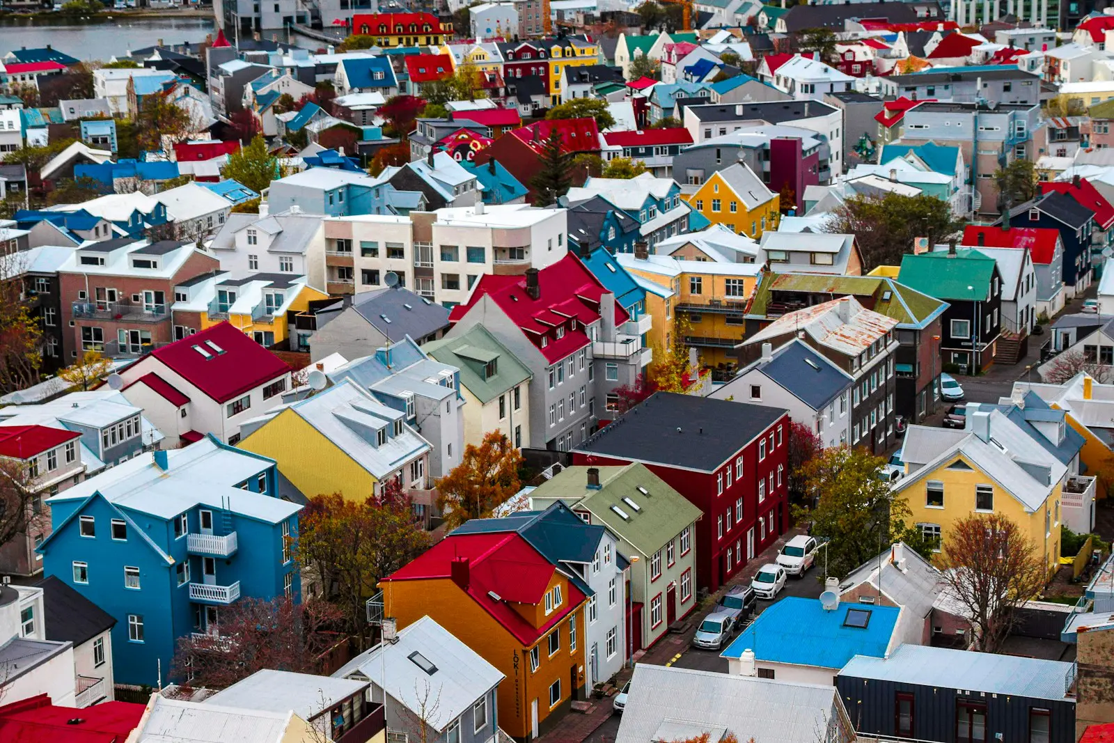 aerial view of houses during daytime