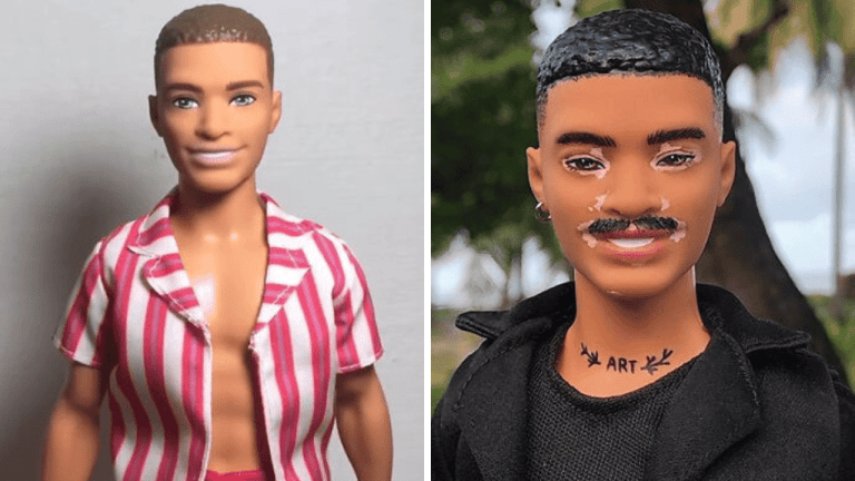 Staré bábiky Barbie premieňa na jedinečné postavičky s nezvyčajným vzhľadom
