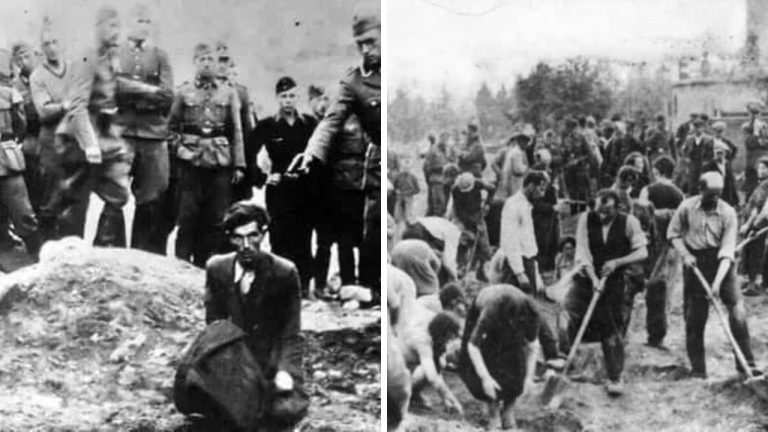 Fotografia, ktorá zachytáva masovú popravu Židov! Dôkaz ľudskej krutosti.