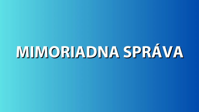 MIMORIADNA SPRÁVA: V Nových Zámkoch sa zrazil vlak s autobusom