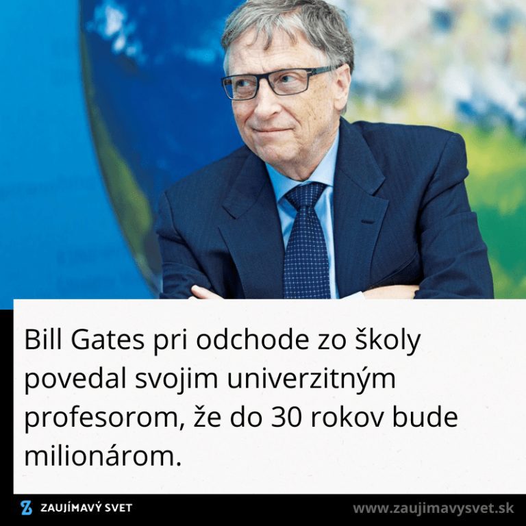 Bill Gates - predpovedal v mladosti svoju budúcnosť?