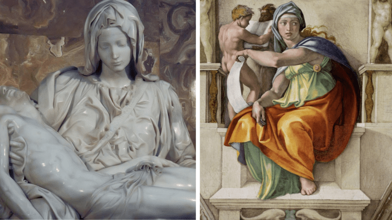 Michelangelo navrhol opevnenie pre svoje rodné mesto Florencia. Ale maľba nebula jeho silnou stránkou