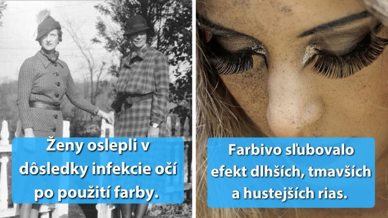 Farba na mihalnice, ktoré spôsobovala oslepnutie! Toto trápilo ženy v minulom storočí.