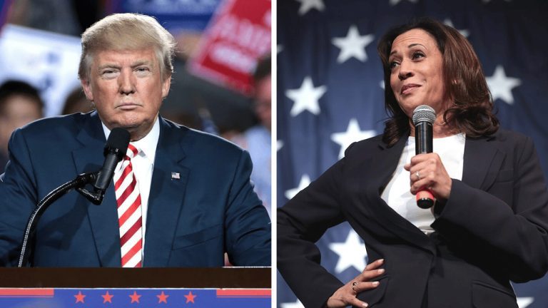 Trump sa začína cítiť ohrozene, spochybnil rasovú identitu súperky Harrisovej