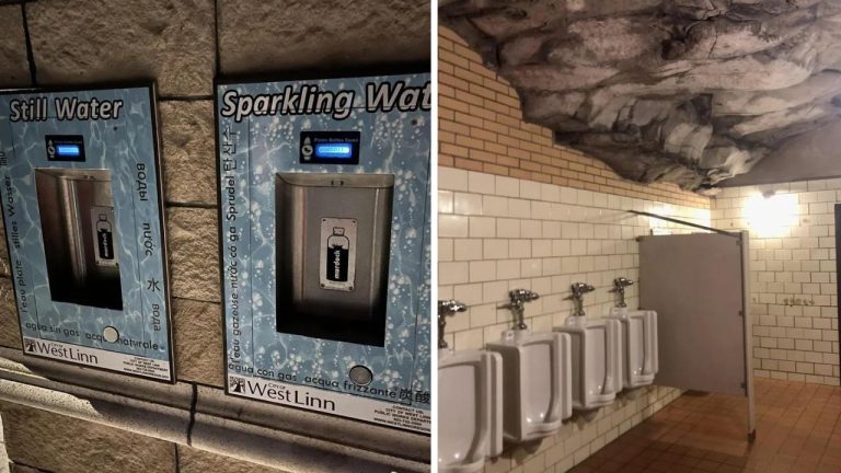 10 náhodných zaujímavých fotografií z internetu #20: Automat na perlivú vodu, či kúpeľňa pod Zemou!