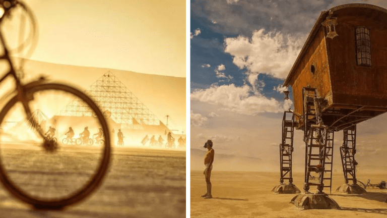 9 fotografií festivalu Burning Man, ktorý prekračuje hranice reality