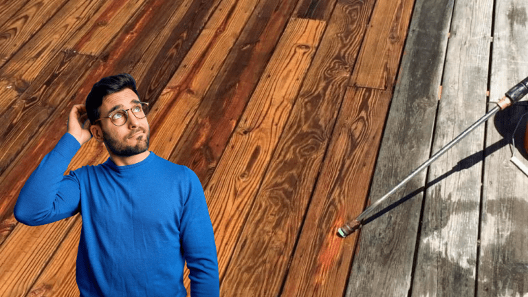 5 krokov, ako správne vyčistiť drevenú terasu s tlakovým čističom