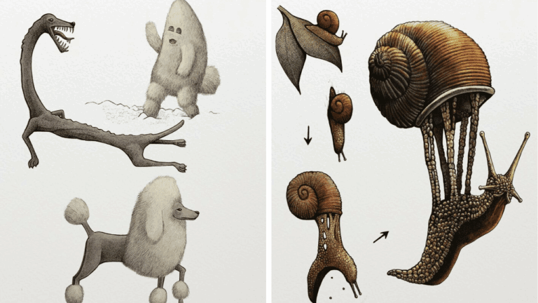 Surrealistická zoológia: 10 nových nezmyselných vedeckých ilustrácií divokej prírody od Tima Andraku
