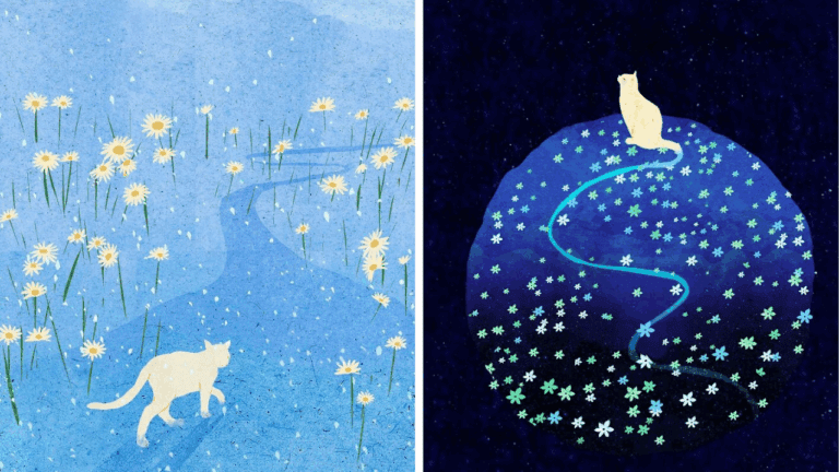 10 snových, kvetinami prevoňaných ilustrácií, ktoré môžu upokojiť vašu dušu