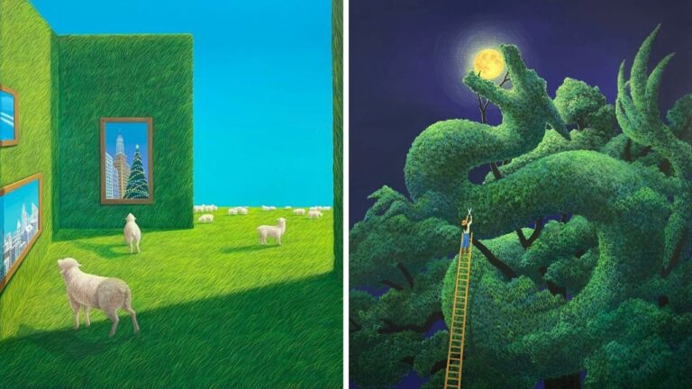 Fascinujúce ilustrácie, ako z rozprávky. Ponorte sa do iného sveta.
