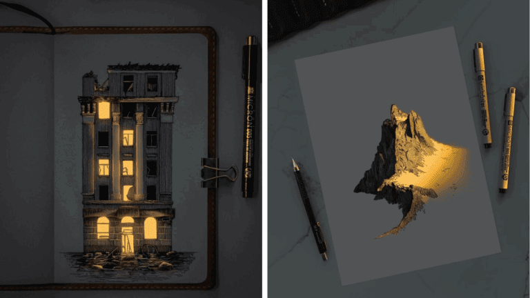 Magické mestá plné svetla: 10 ilustrácií, ktoré očarili celý svet