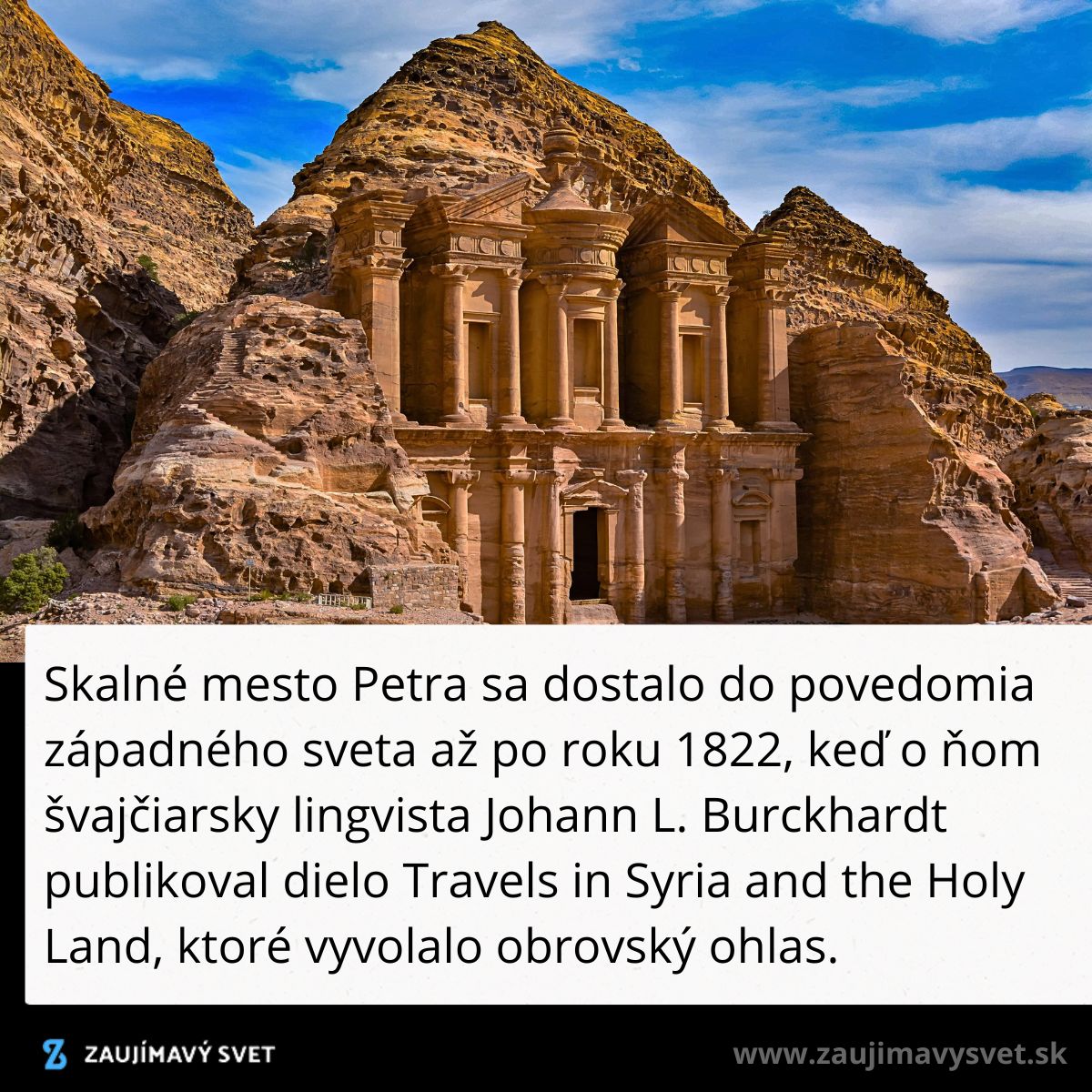 Skalné mesto Petra, Jordánsko, ikonický historický poklad v pieskovcových horách.