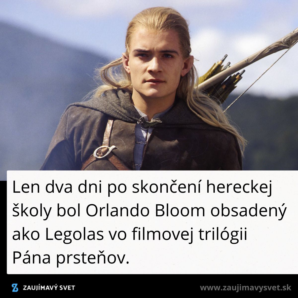 Elfský lukostrelec s dlhými vlasmi a šípmi na chrbte, oblečený v hnedom odeve, pripravený na dobrodružstvo.