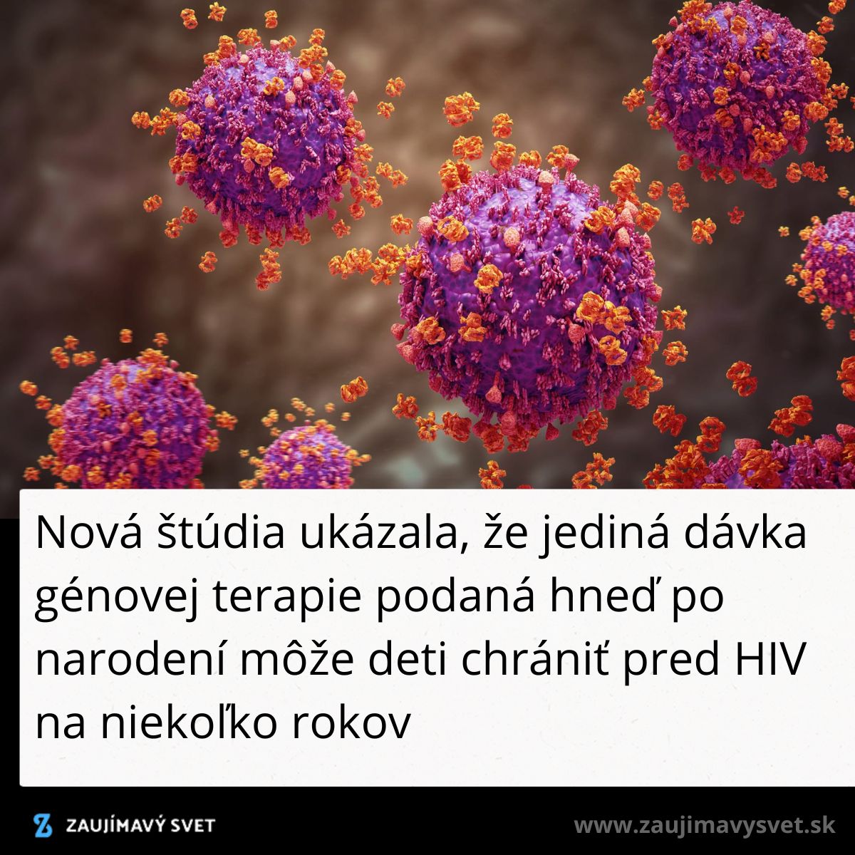 Ilustrácia génovej terapie chrániacej pred HIV podľa novej štúdie.