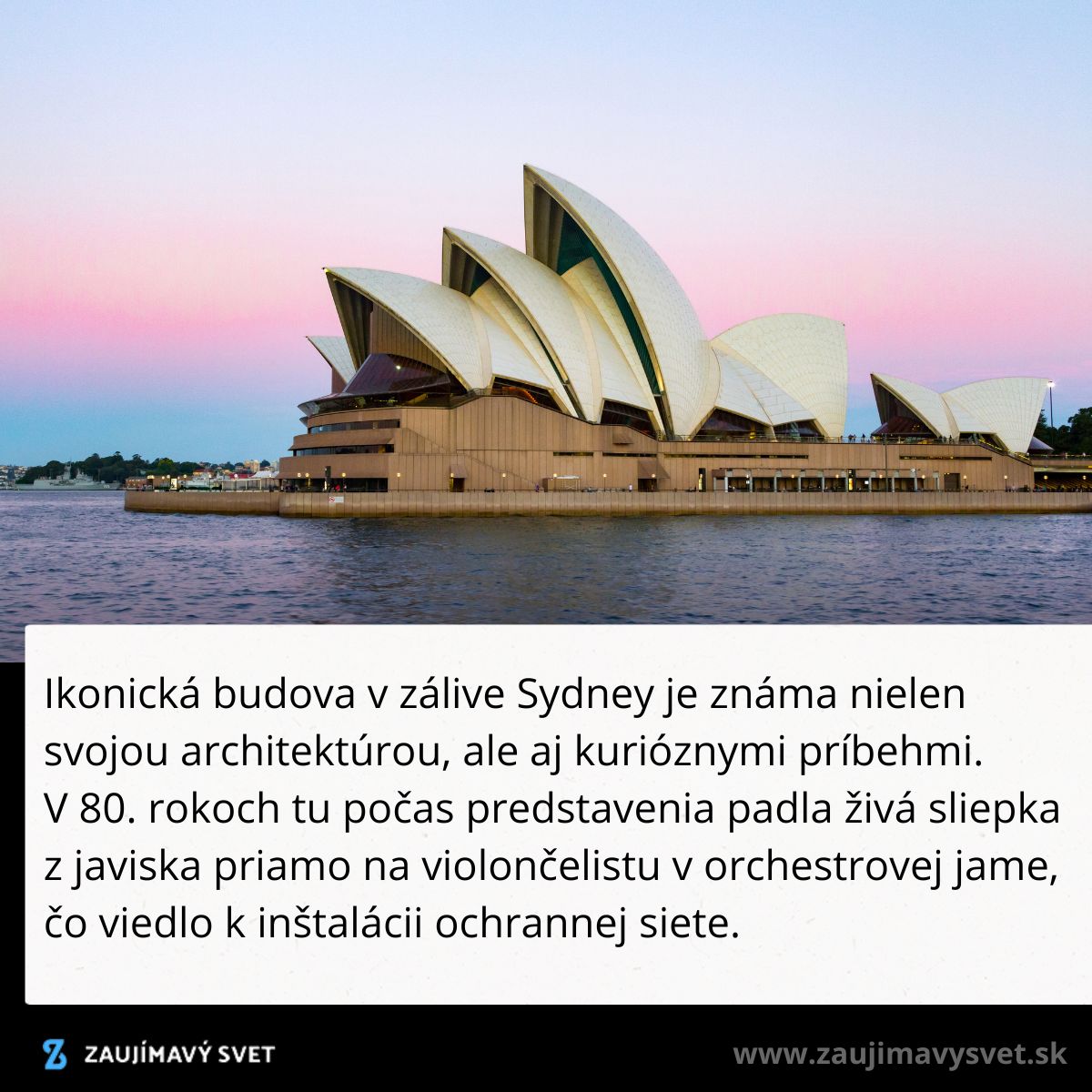 Ikonická opera v Sydney pri západe slnka, známa unikátnou architektúrou a výhľadom na prístav.