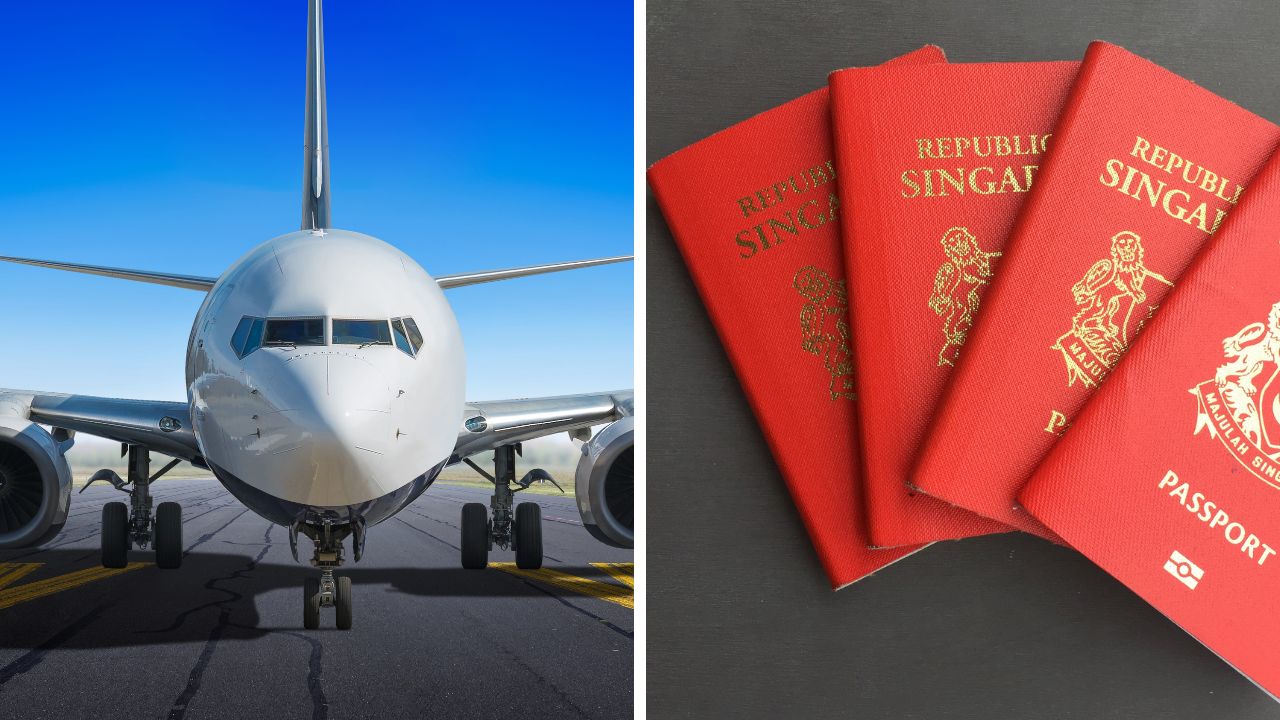 Lietadlo pripravené na let s pasmi vedľa, symbolizujúce cestovanie a medzinárodné dobrodružstvo.