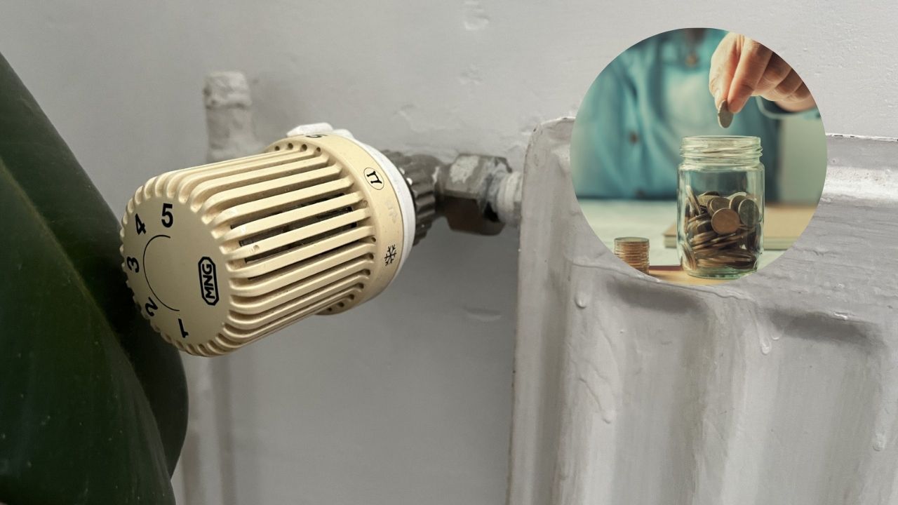 Regulácia termostatu na radiátore a úspora peňazí šetrením energie.
