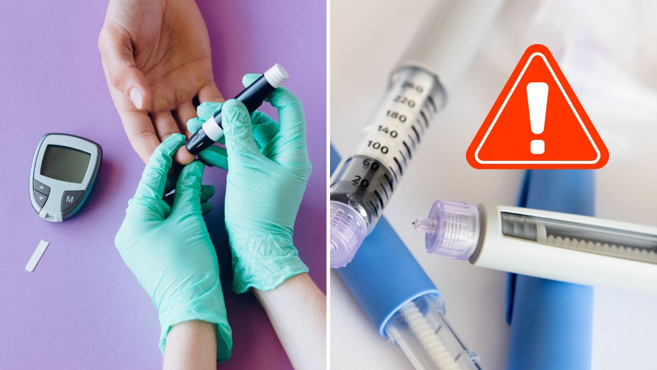 Meranie hladiny cukru a inzulínové perá s varovaním: starostlivosť o diabetes.