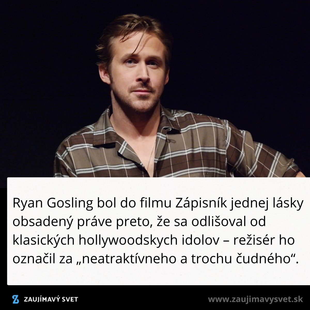 Nevadí, že neviem, kto je na obrázku. Na fotografii je muž v kockovanej košeli s vážnym výrazom tváre.