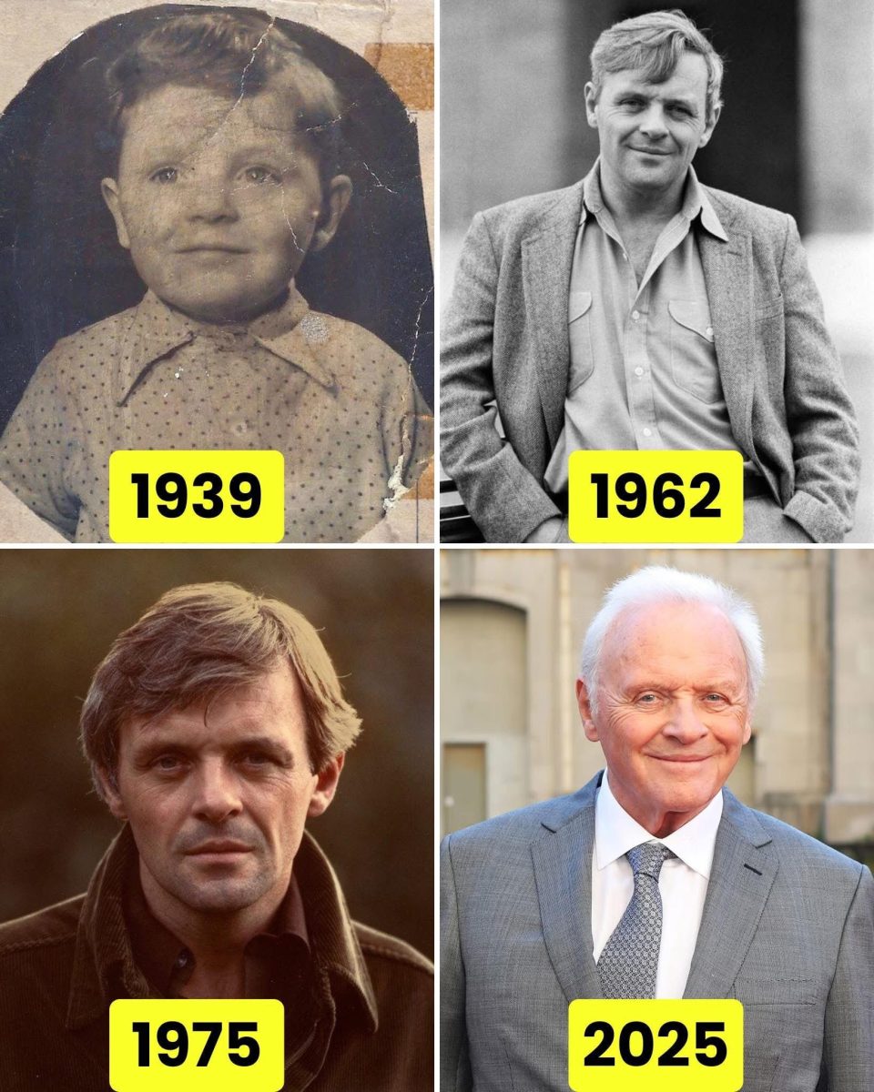 Rôzne obdobia života muža: od detstva po starobu. Fotografie z rokov 1939, 1962, 1975 a predpokladaná z roku 2025.