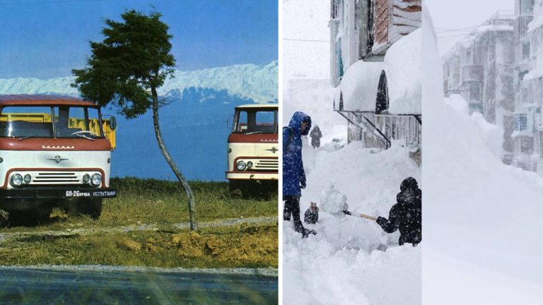 10 historických fotografií, ktoré vás vrátia do minulosti #675: Stopy dinosaurov alebo extrémny sneh pred 10 rokmi