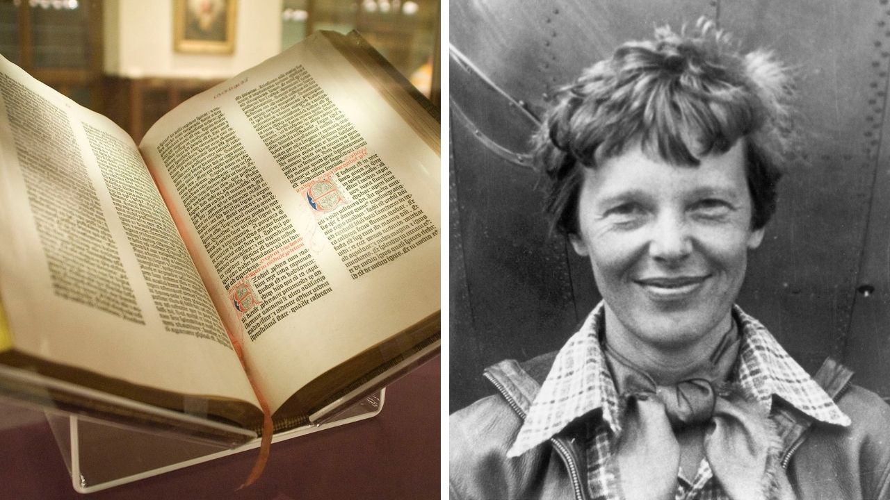Zaujímavosti ku káve, ktoré ti rozšíria obzory #2261 – Gutenbergova biblia má hodnotu desiatok miliónov a Amelia Earhartová prepisovala dejiny lietania