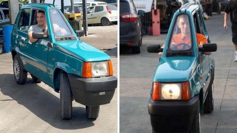 Fiat široký len 50 centimetrov? Neuveriteľná prestavba z Talianska pobláznila internet!