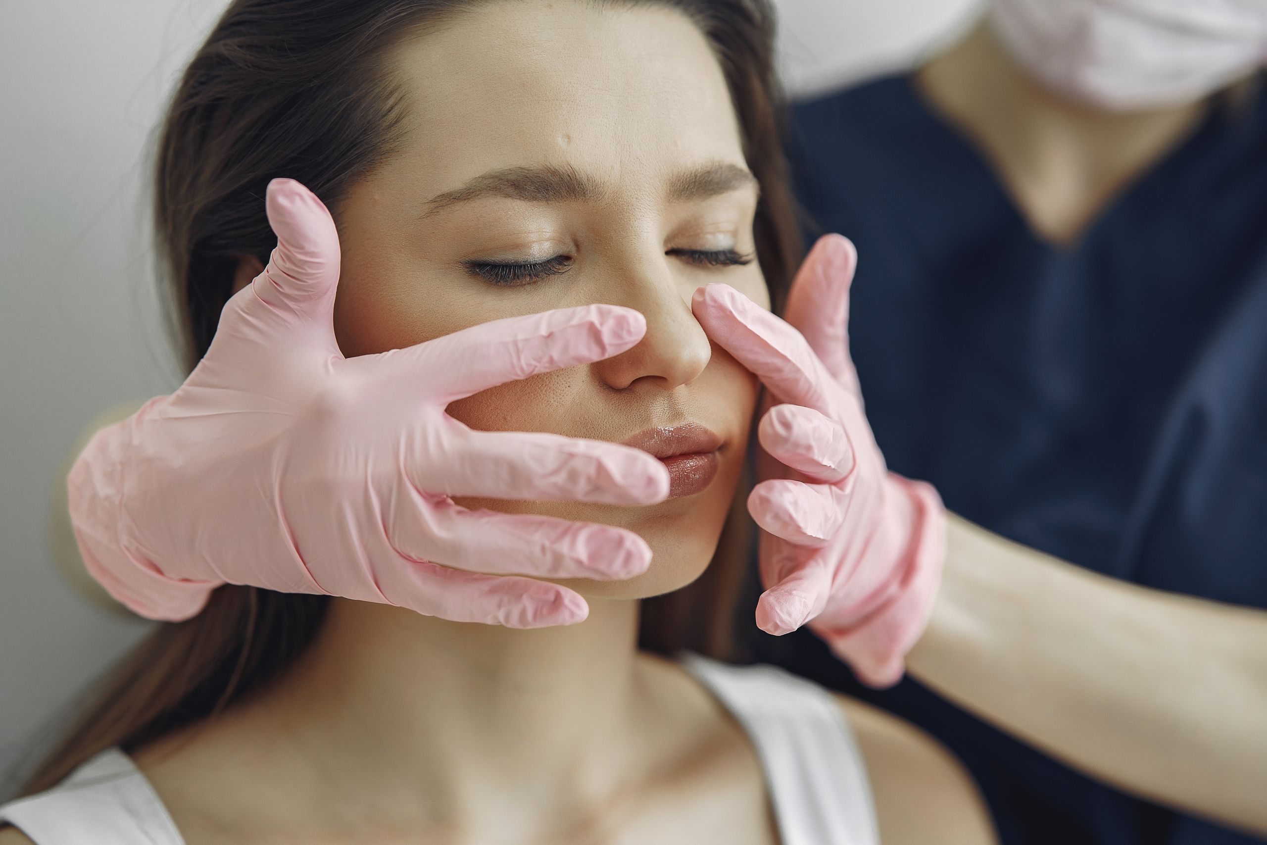 A soothing facial massage at a spa, highlighting relaxation and skincare beauty.